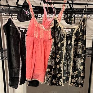 Vintage Victoria's Secret Satin Lingerie Sets (3)